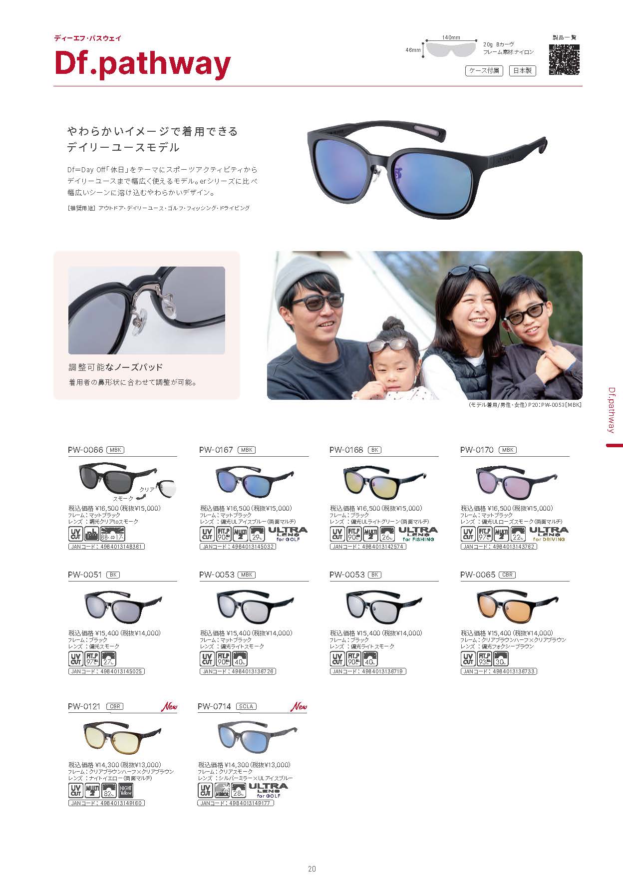 SWANS  PW-0167(MBK) ゴルフ用サングラス　ハードケース付 Df.pathway ULTRA LENS for GOLFモデル [PW-0167 MBK ] | 【公式