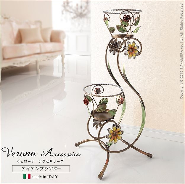フラワースタンド イタリア ヨーロピアン アンティーク風 : WOODS