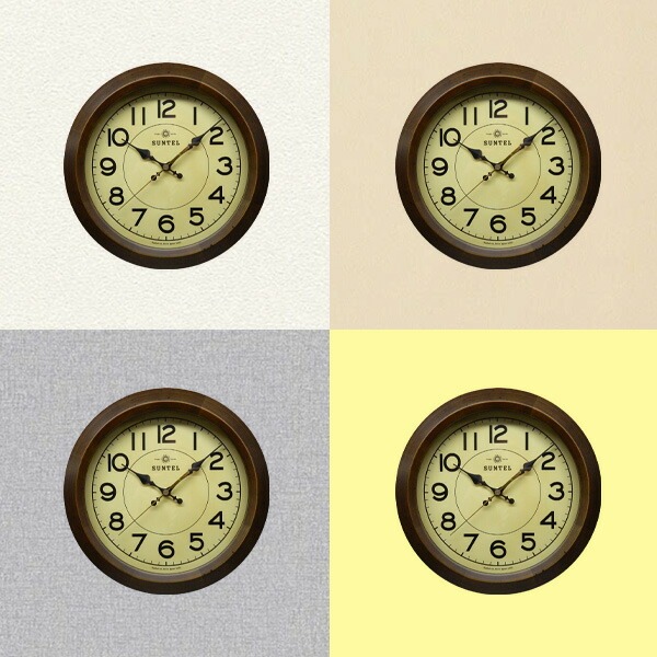 掛け時計 27cm 日本製 静音 電波時計 壁掛け 時計 かけ時計 電波 電波