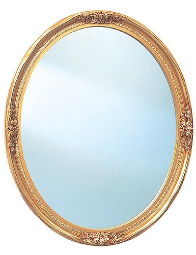 鏡 ミラー 壁掛け鏡 壁掛けミラー ウオールミラー （楕円形 オーバル）