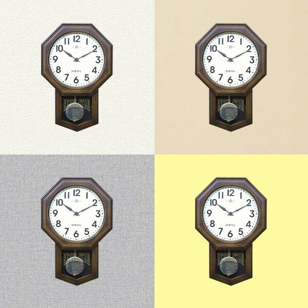 振り子時計 26cm 日本製 振り子 時計 仕掛け時計 クオーツ 壁掛け かけ