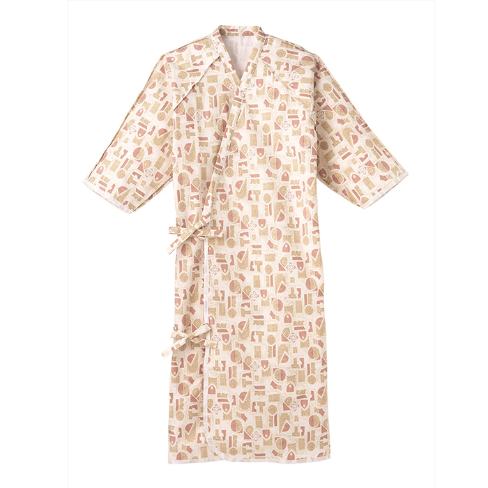 日本エンゼル 【LLサイズ】ケアねまき ガーゼタイプ 介護 パジャマ