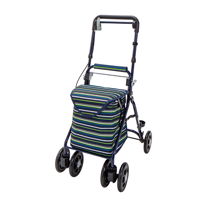★軽量アルミ歩行車　シルバーカー　ブルー　アウトレット品★ Amazon | シルバーカー 高齢者向けショッピングカート 歩行車