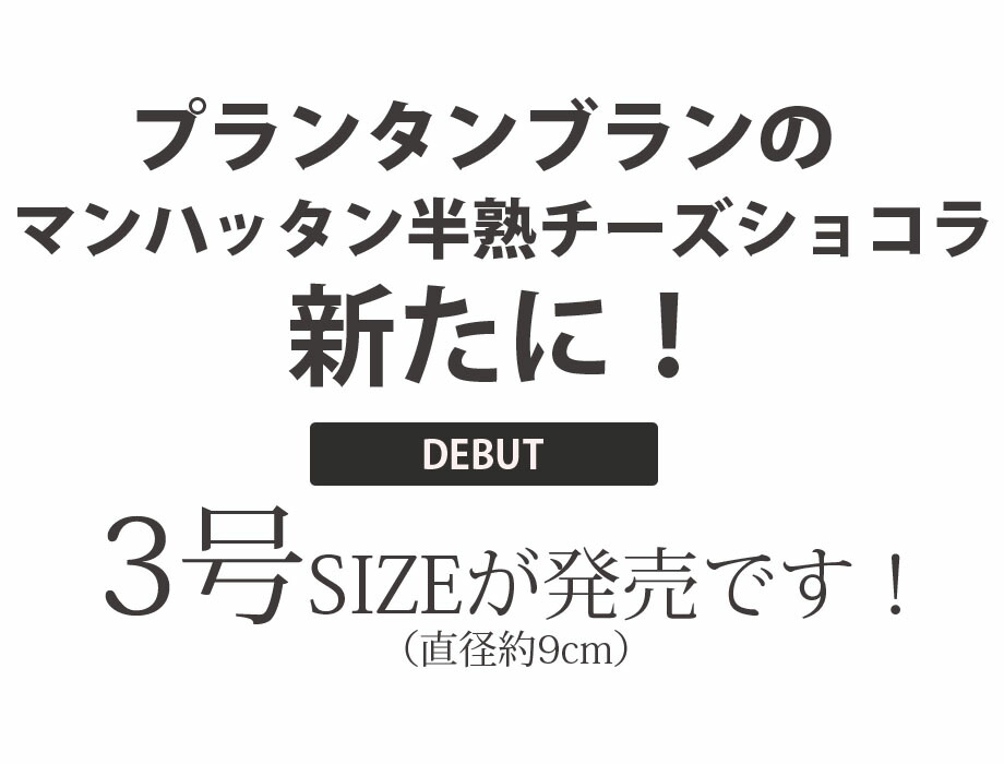 マンハッタン半熟チーズショコラ