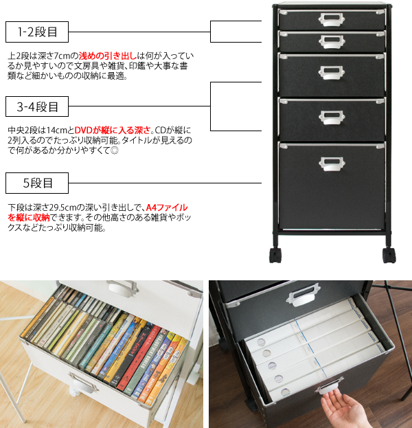 収納ラック ファイルラック チェスト ラック ファイルボックス