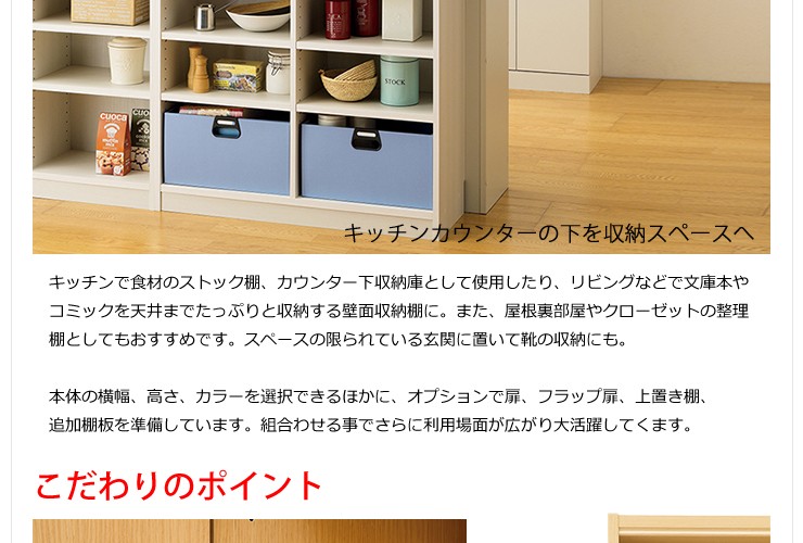 ラック オープンラック 収納棚 本棚 カラーボックス 収納ラック (横幅