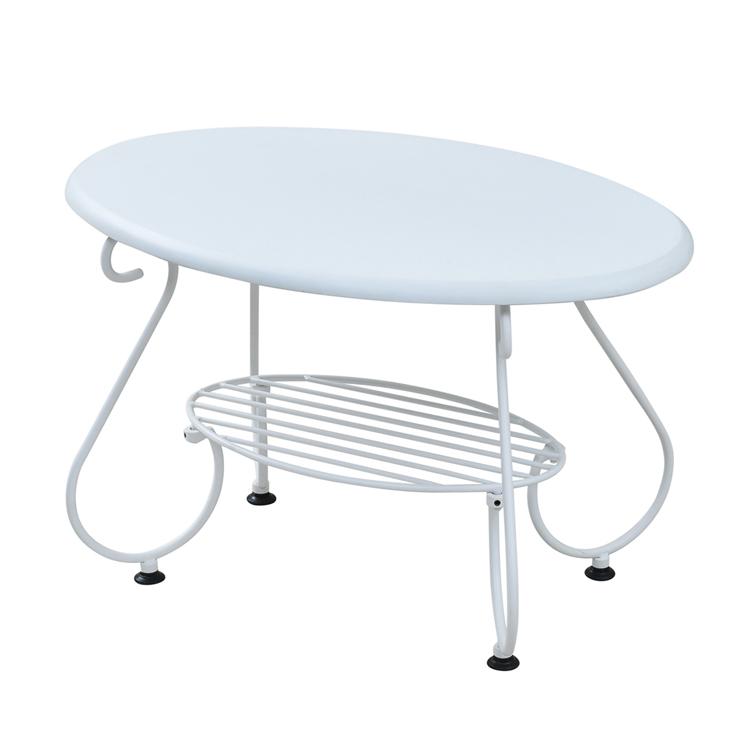 ローテーブル リビングテーブル テーブル おしゃれ 65 cm センターテーブル つくえ 収納付き オーバル 楕円形｜kagle｜02