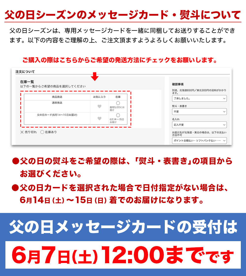 “父の日"