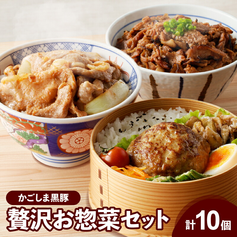 【岩元精肉店】鹿児島県産 贅沢 お惣菜 詰合せ セット Ａ バラエティ かごしま黒豚 黒豚 ハンバーグ 炙り焼き 薄切り 味噌 味噌漬け お肉屋さん おかず お弁当