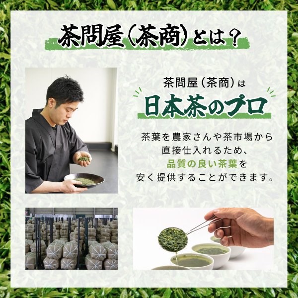 新茶 2024 送料無料 水出し緑茶 お徳用 お茶 知覧茶 緑茶  茶問屋のあまくておいしい鹿児島茶ティーバッグ3本セット 5g×40P×3　｜kagoshimachaen｜07