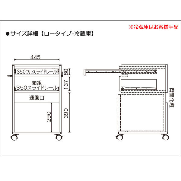 床頭台 医療 介護 チェスト 幅50 キャビネット キャスター付 国産 日本製 ロータイプチェスト 木製 ベッドサイド 収納 収納家具 家具 サイドテーブル 医療施設 介護施設 福祉施設 寝室 大川家具 しょうとうだい アウトレット価格並 送料無料 ネット