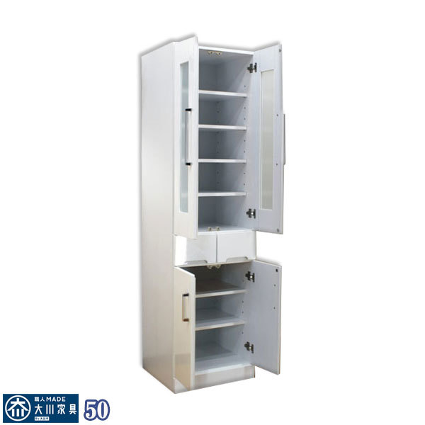 食器棚 ダイニングボード キッチンボード 50幅 幅50cm 高さ180cm 日本