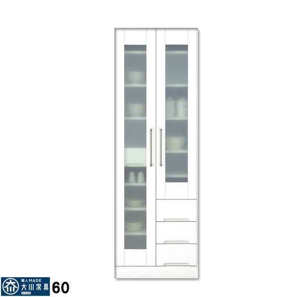 食器棚 ダイニングボード キッチンボード 60幅 幅60cm 高さ180cm キッチン収納 日本製