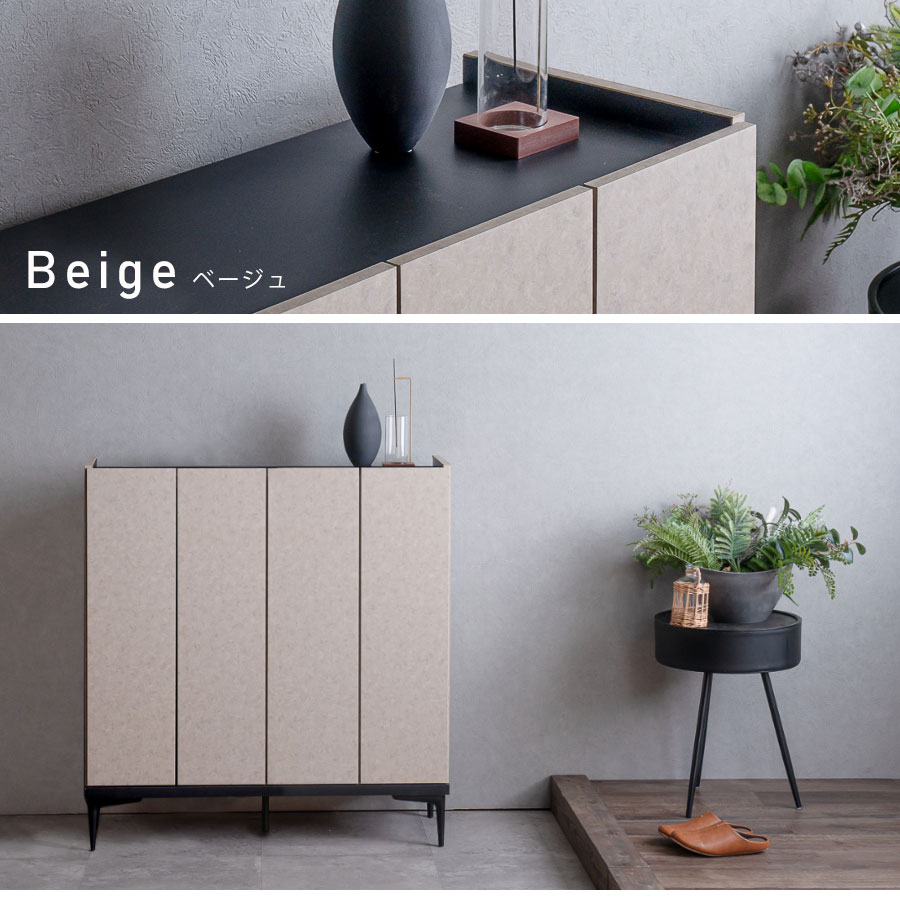 シューズボックス 完成品 下駄箱 ロータイプ 玄関収納 靴箱 幅100cm