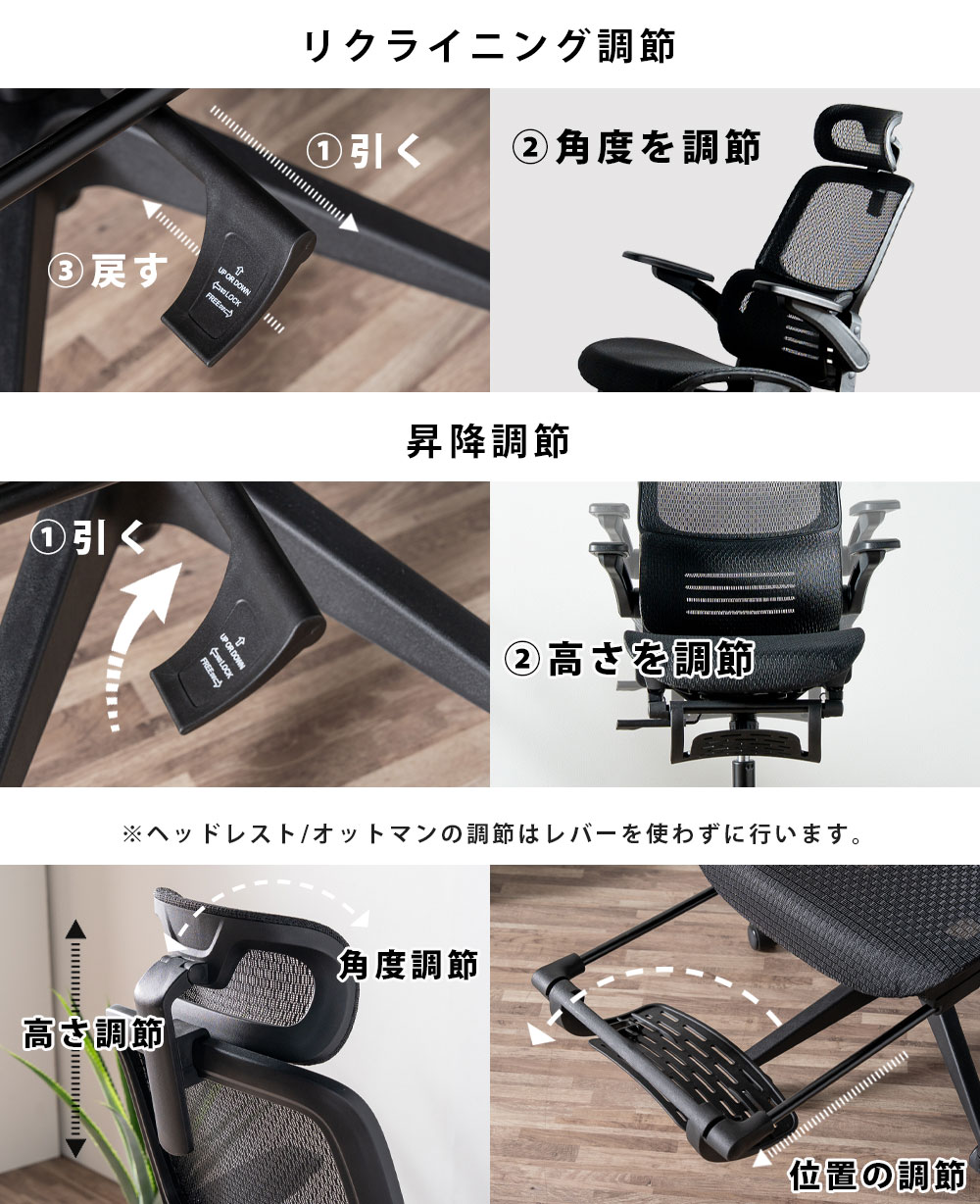 オフィスチェア デスクチェア メッシュ ワークチェア 人間工学