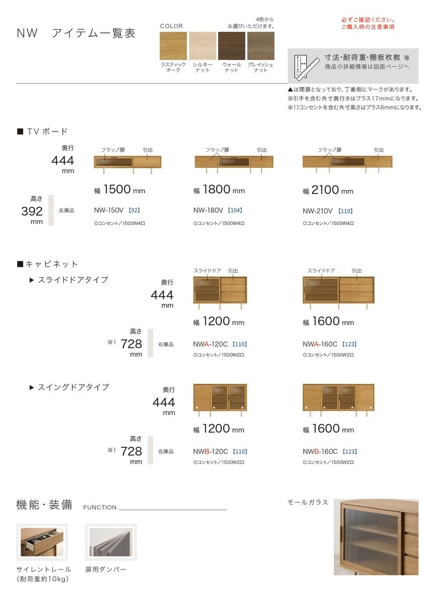 パモウナ キャビネット 幅120cm リビング サイドボード スライドドア 