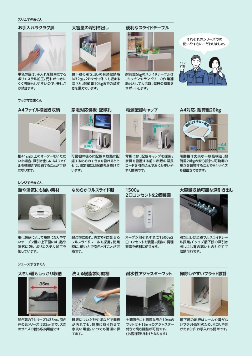 フジイ すきまくん こだわり