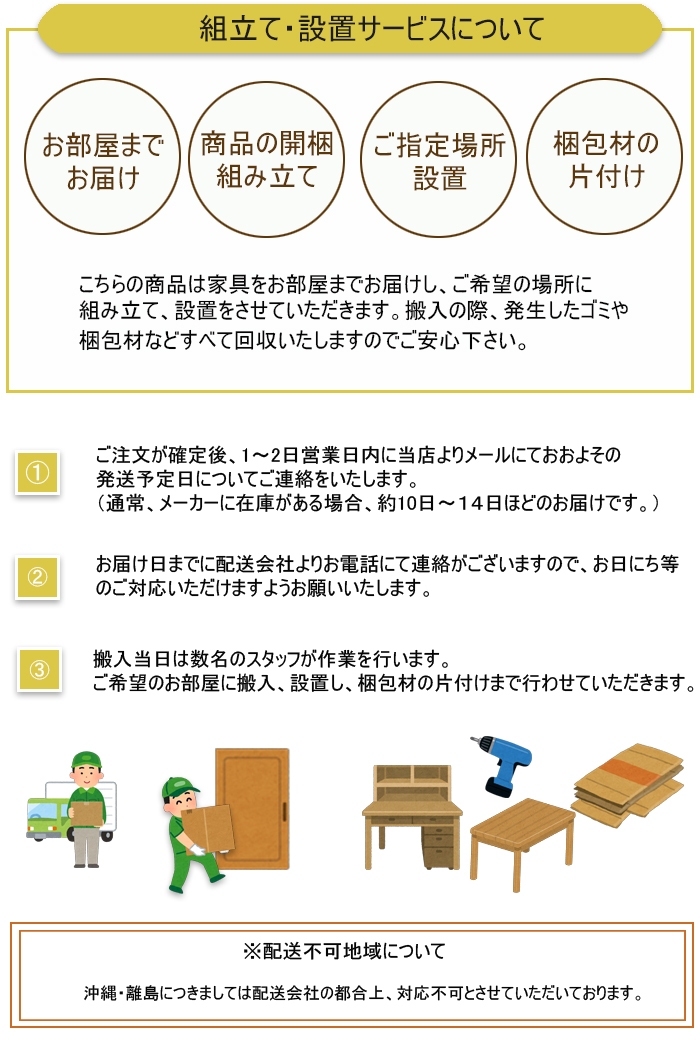 組み立て設置