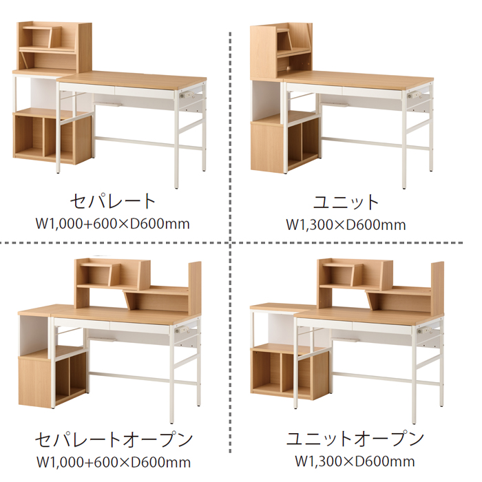 エコバッグ付／ コイズミ デスク リシェット 2024年 ステップアップ