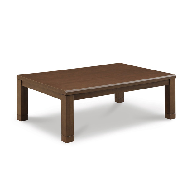 【美品】座卓　家具調こたつ 120×90　 継ぎ足　ローテーブル　長方形　コタツ madoi_01.jpg