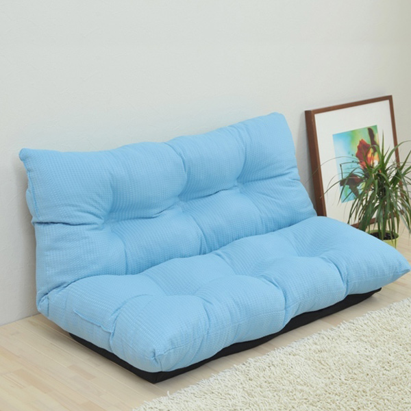 ソファ リクライニングソファ 2人掛け 幅120 ローソファ フロアソファ