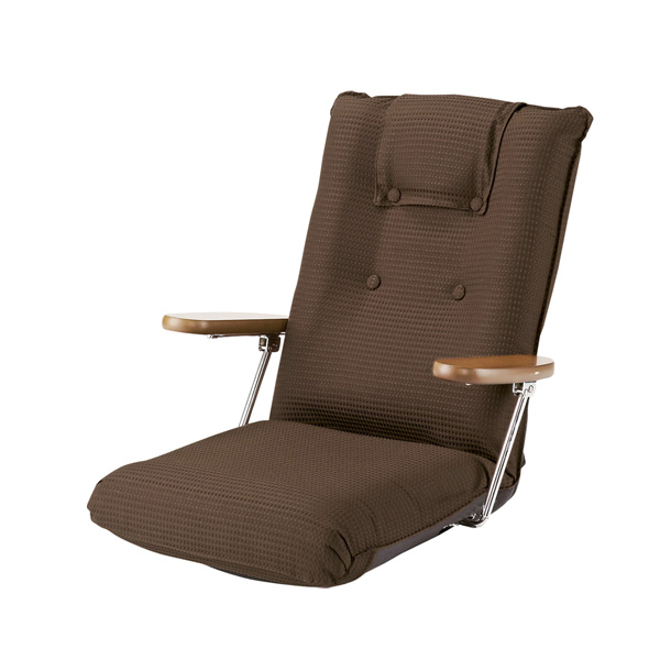 宮武製作所 座椅子 ポンプ肘式座椅子 リクライニング コンパクト