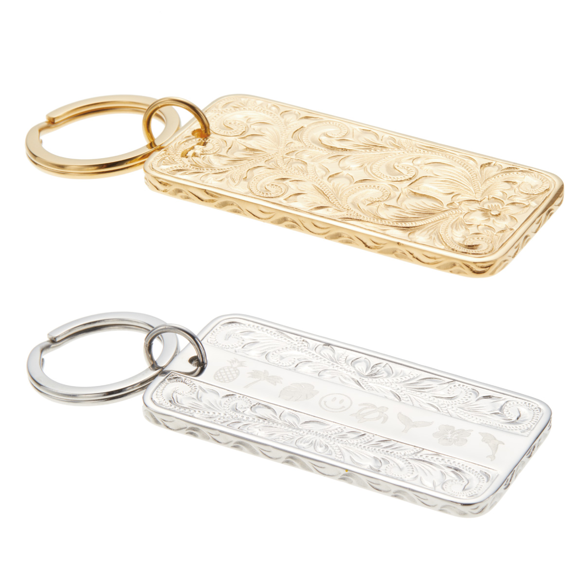 刻印対応 キーホルダー キーリング サージカルステンレス316L