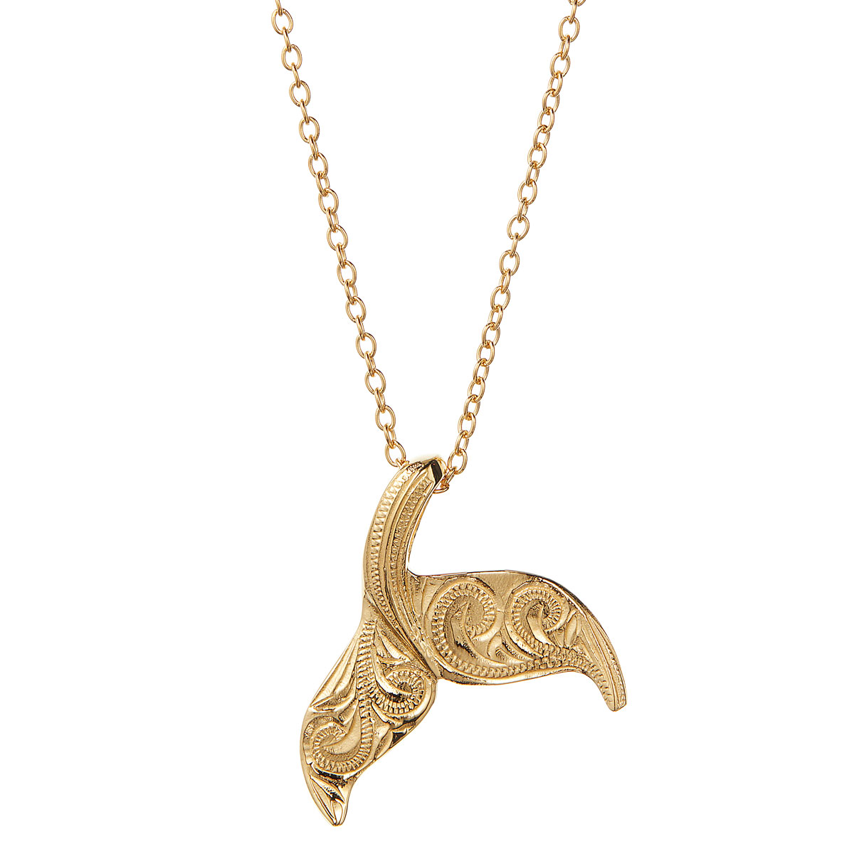 クジラの尾 くじら 鯨 アニマル スクロール 波 金属アレルギー対応 お