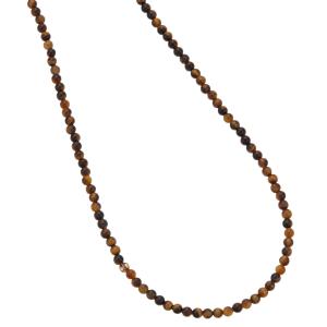 ネックレス 天然石 サージカルステンレス パワーストーン 数珠 ボール 直径3mm 全長45cm