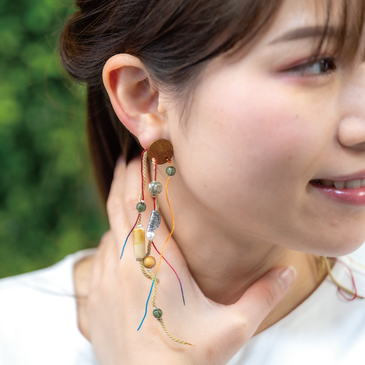 ピアス レディース 両耳用 シルバー925製ポスト 民族 エスニック風 