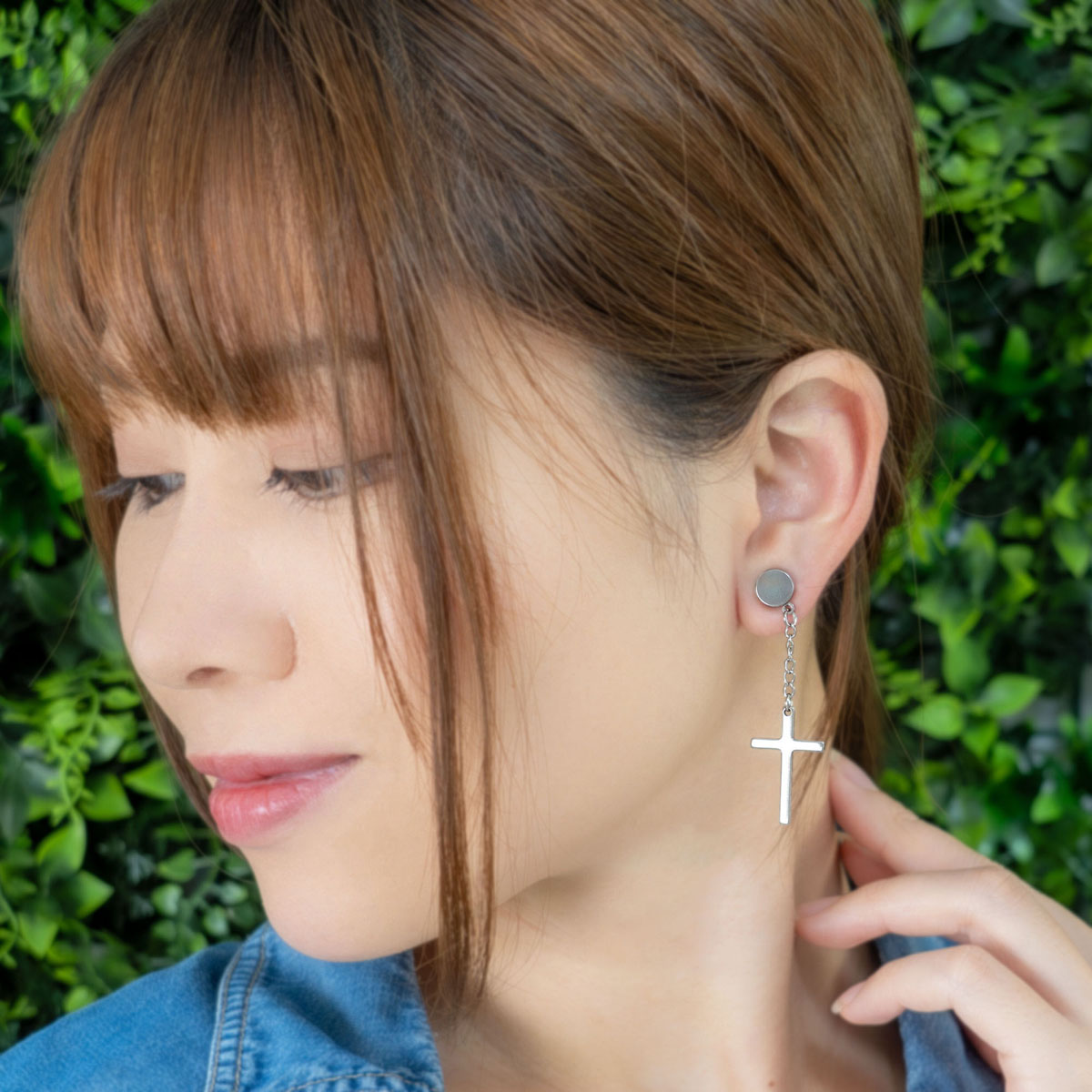 イヤリング マグネット レディース サージカルステンレス 片耳用 1個