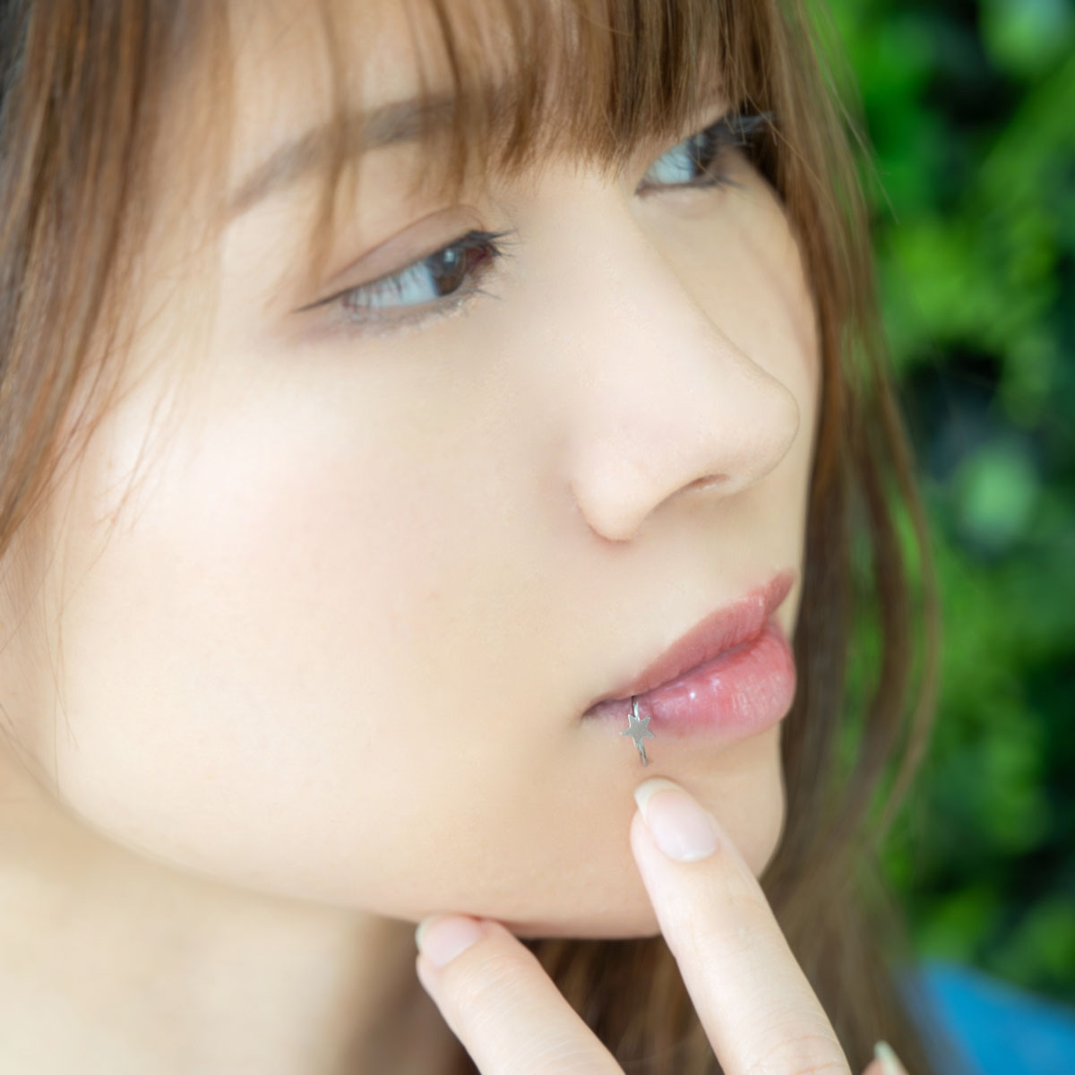 唇用 フェイクピアス レディース サージカルス...の詳細画像4