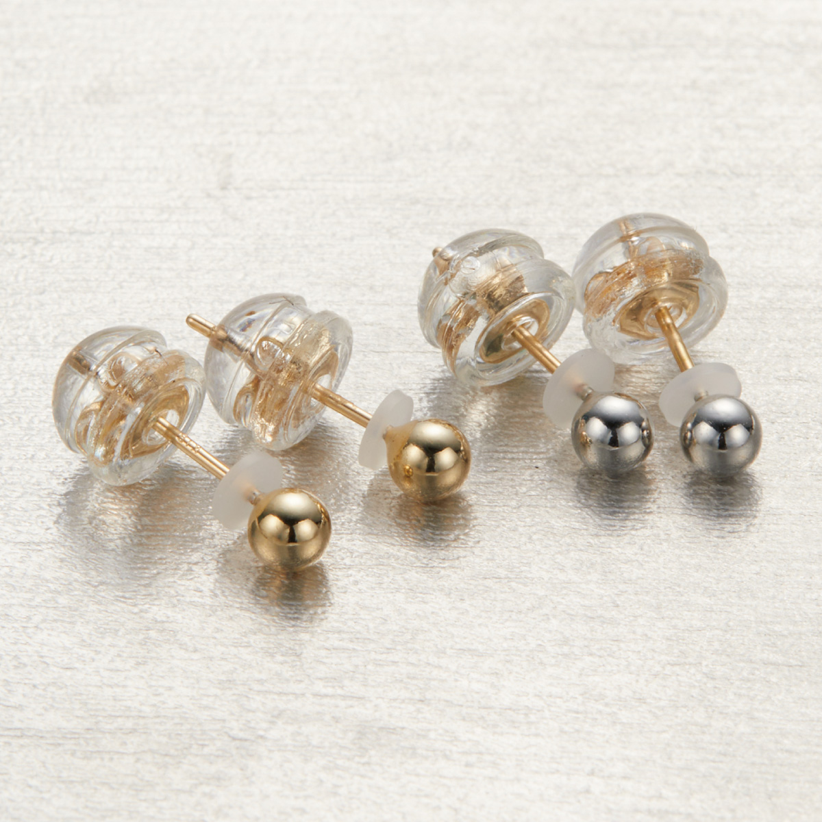 Yahoo! Yahoo!ショッピング(ヤフー ショッピング)K18ポスト 18金 ゴールド 丸玉 ボール 3mm シンプル 金属アレルギー対応 金アレ ミニ 小さめ 重ねづけ ピアス レディース 両耳