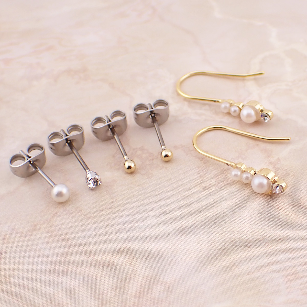 パール&ラインストーン ピアス na-set-056_0.jpg