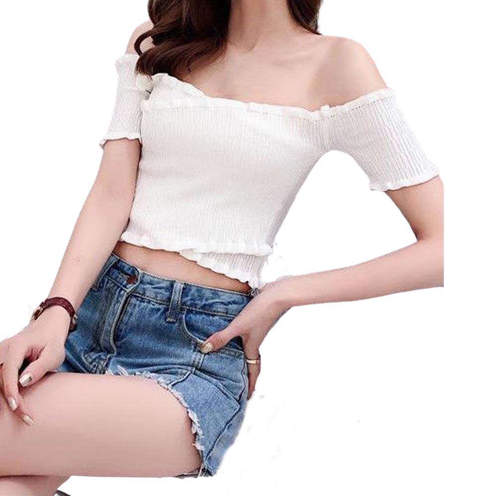 ワンショルダートップス - ホワイト - レディース | H&M JP