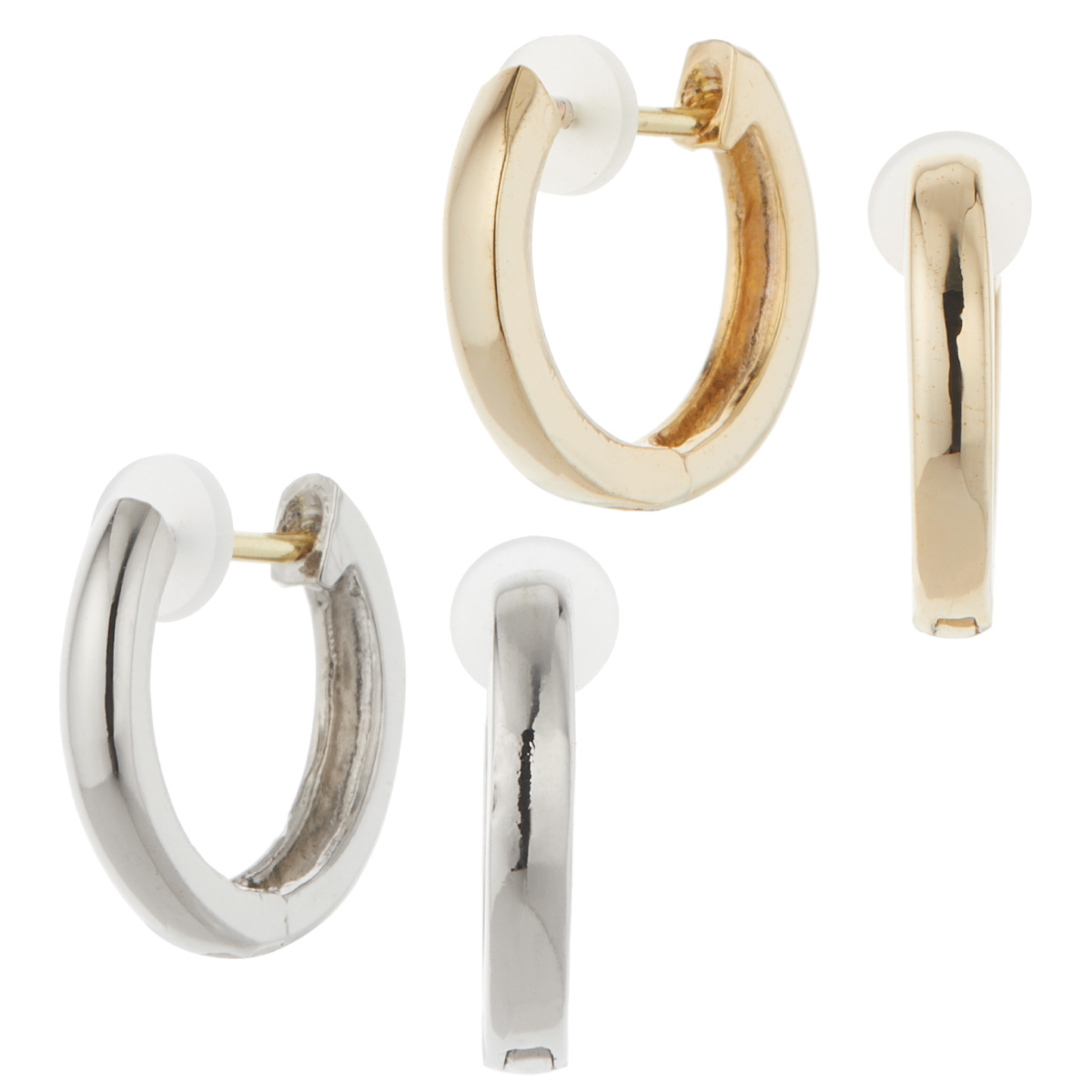 フープピアス レディース 日本製 K18ポスト 18金 K18ゴールド ニッケル