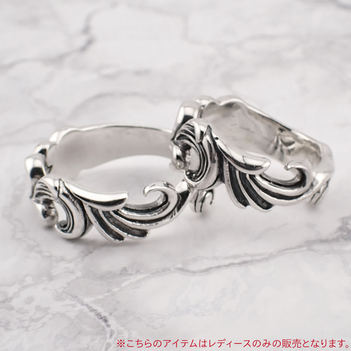 リング レディース シルバー925 ツタ アラベスク 唐草 模様 透かし お 