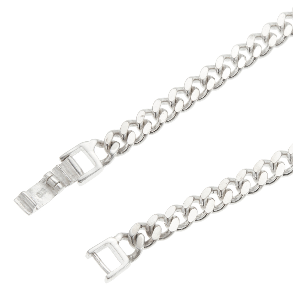 ネックレス チェーン メンズ シルバー925 喜平 キヘイ 50cm 2面カット