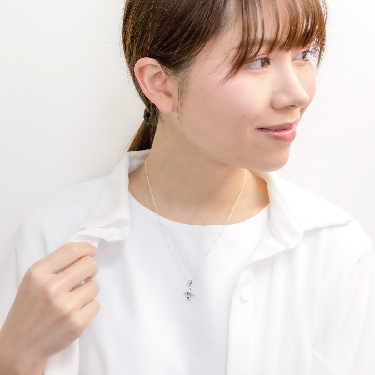 ユリの紋章 ゆり 百合 ユリ 金属アレルギー対応 お揃い プレゼント