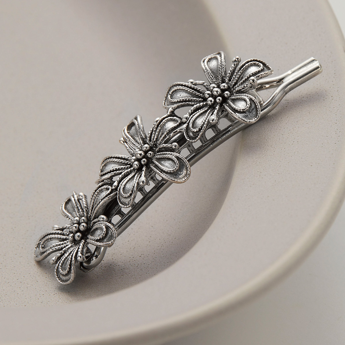 ヘアピン ヘアアクセサリー レディース シルバー925 アンティーク