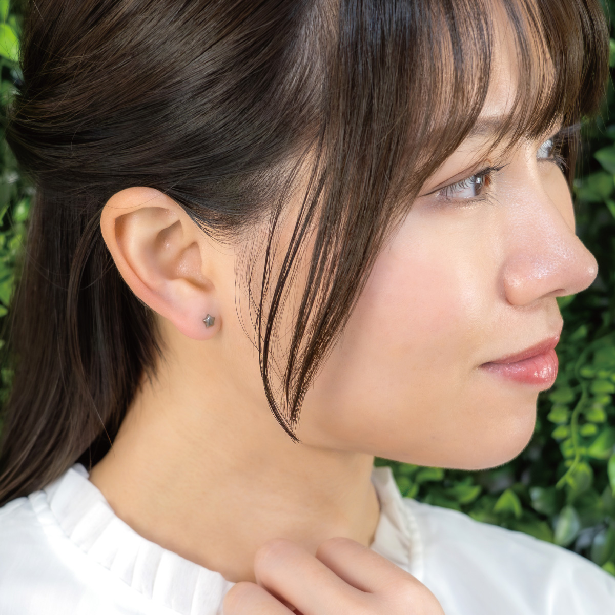 スタッドピアス レディース メンズ 片耳分 1個売り 純チタン製 スター 