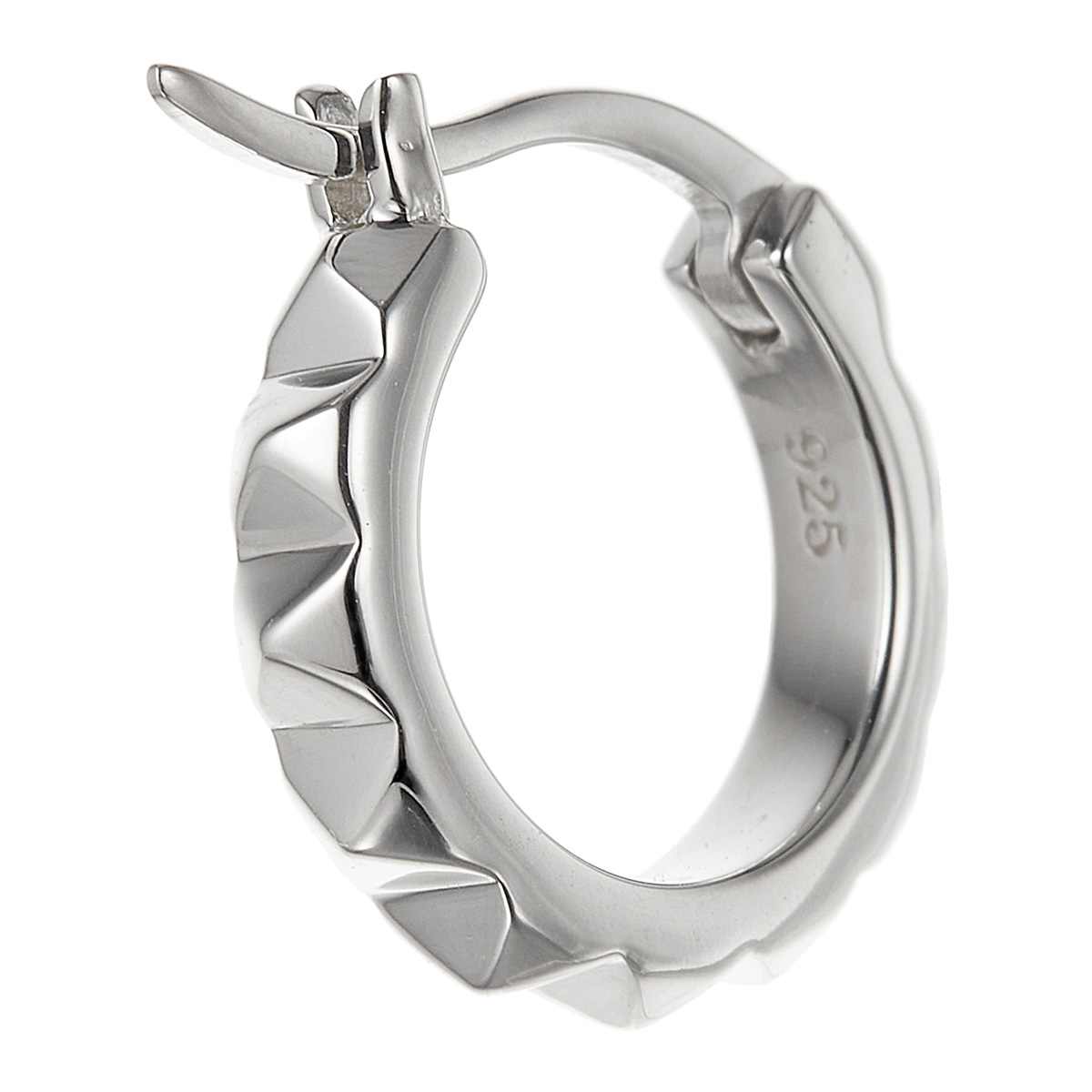 シルバー925 フープピアス 片耳用 ピアス フープ レディース メンズ 刻印可能 片耳用 1個売り シルバー