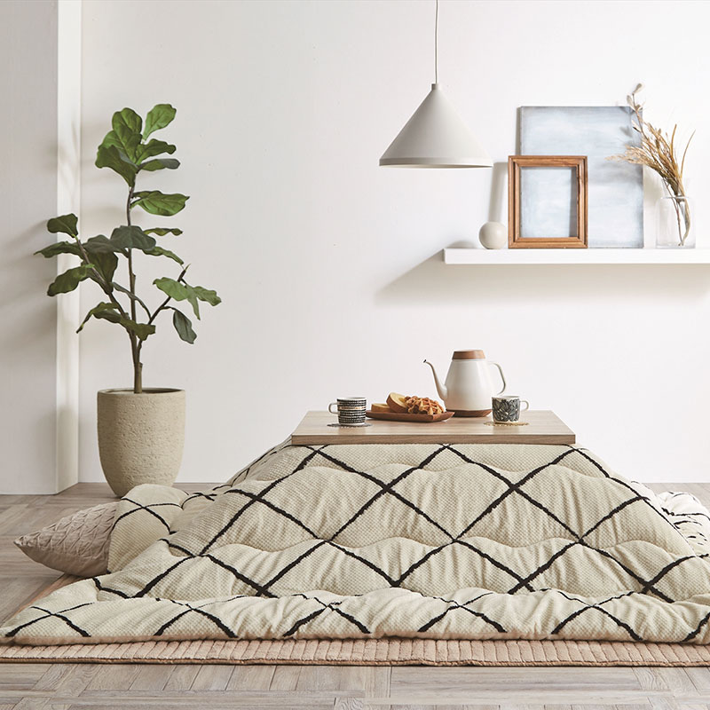 こたつ掛け布団 こたつ布団 薄掛け布団 正方形 190×190 洗える 洗濯