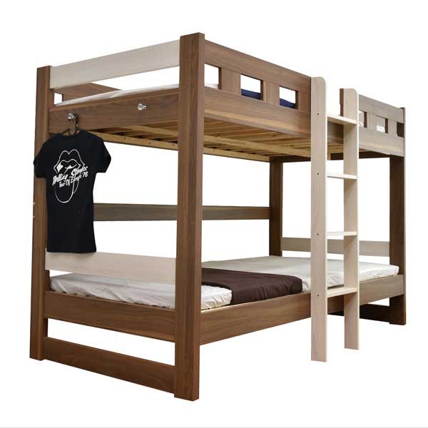 2段ベッド 二段ベッド 耐荷重500kg ロータイプ2段ベッド ローシェンEX2(本体のみ)-ART