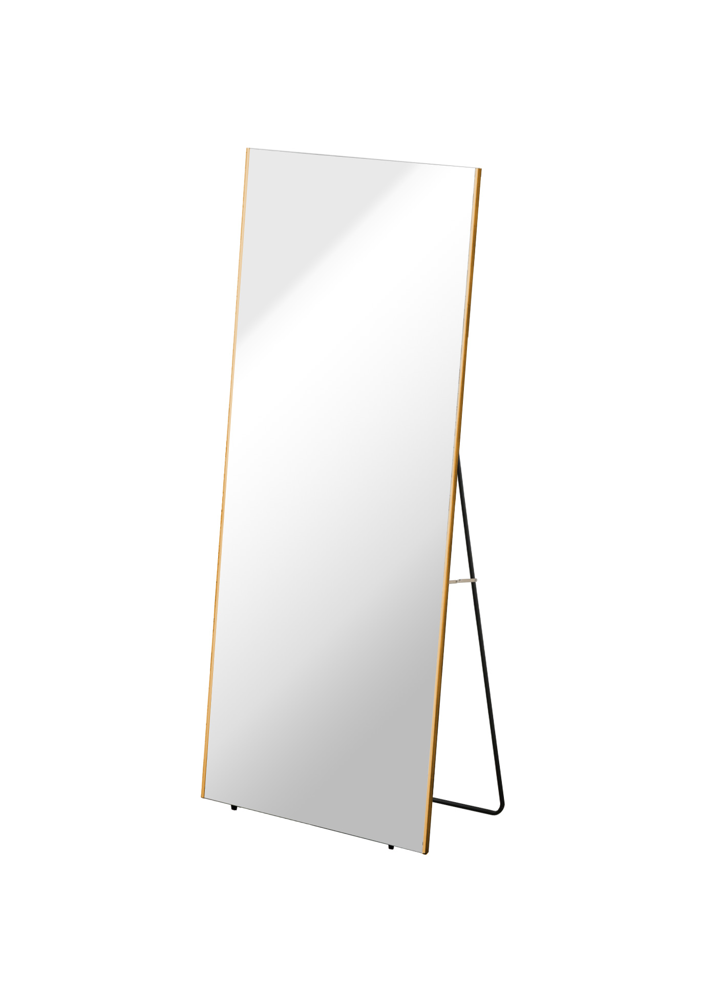 KAGUWORLD 割れない鏡 超軽量 姿見 スタンド 大型ミラー 60x160x3.3cm