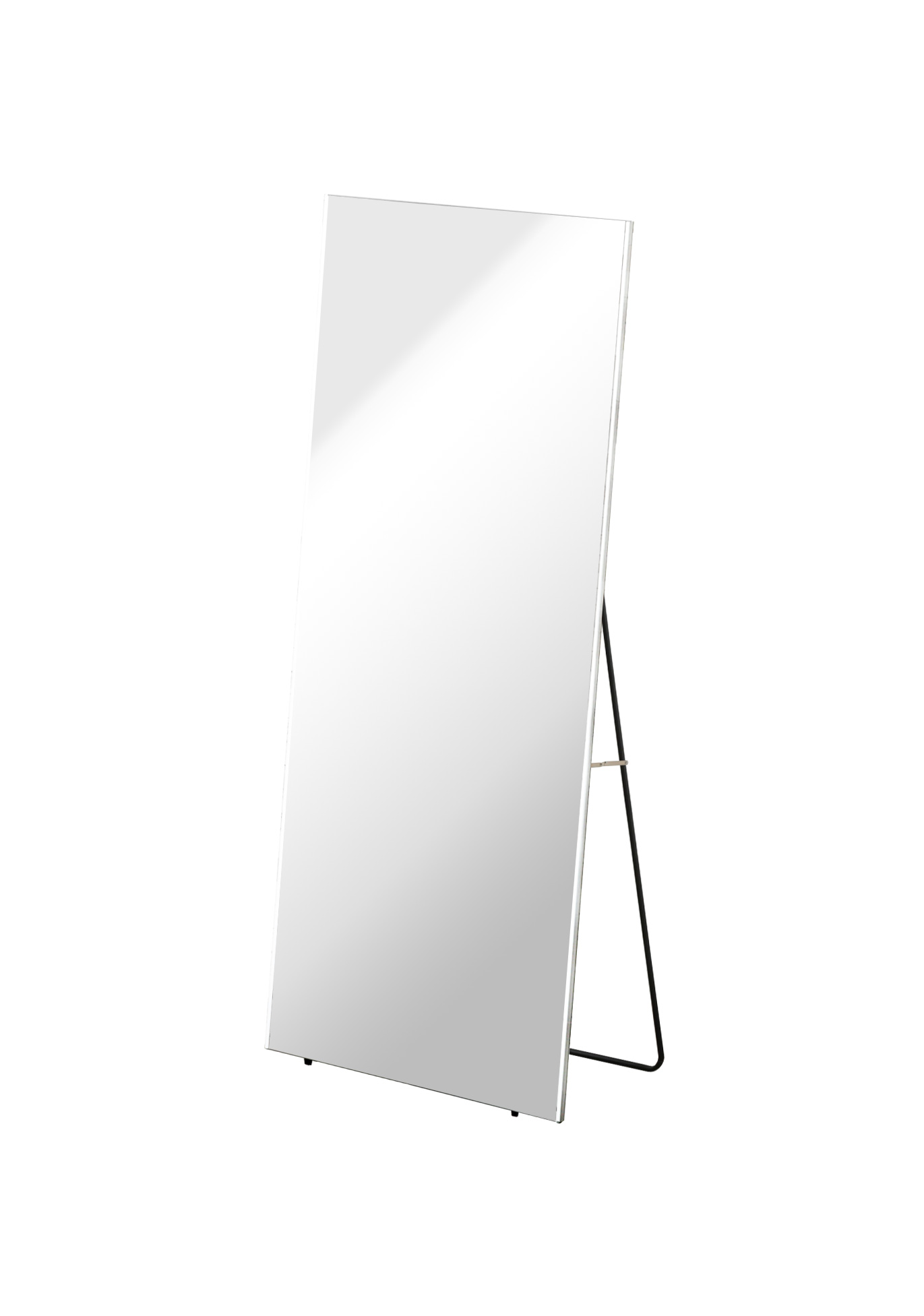 KAGUWORLD 割れない鏡 超軽量 姿見 スタンド 大型ミラー 60x160x3.3cm