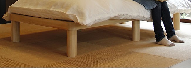 角丸のすのこベッド_桐材_10