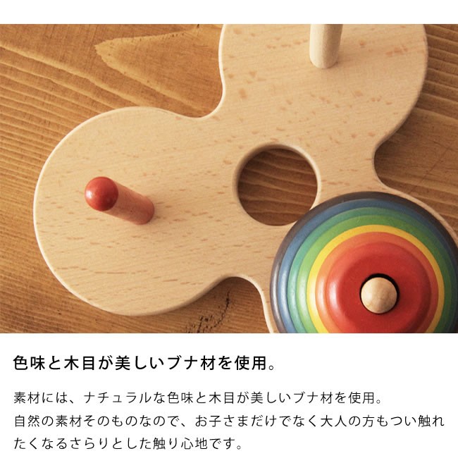銀河工房 木のおもちゃ ハノイの塔数学パズル : 家具の里 - 通販