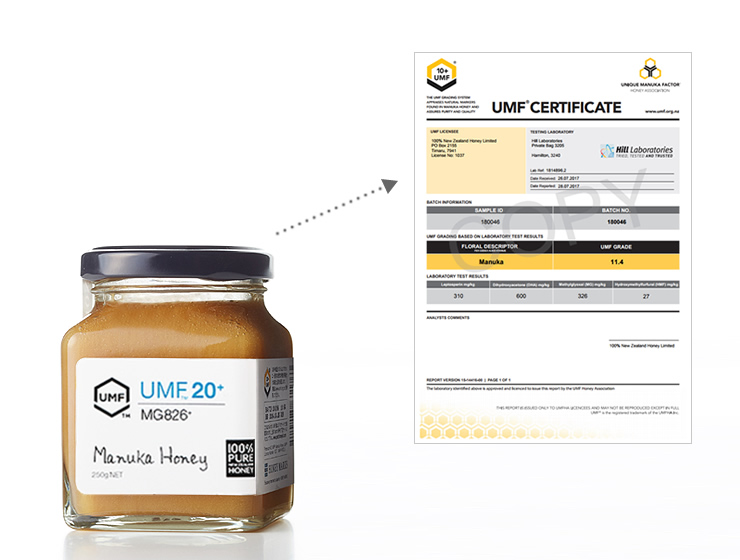 HONEY MARKS（ハニーマークス） マヌカハニー UMF20プラス（250g