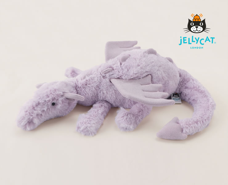 ジェリーキャット ラベンダードラゴン　ラージ JELLY CAT（ジェリーキャット） Lavender Dragon Large （ラベンダー